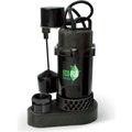 Eco Flo Products Eco-Flo SPP50V Submersible Sump Pump, Thermoplastic, 1/2 HP, 58 GPM SPP50V